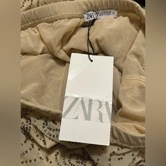 Zara Beaded Tull skirt - Picture 7 of 9